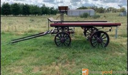 Beautiful farm wagon and breaking sleigh on HorseYard.com.au