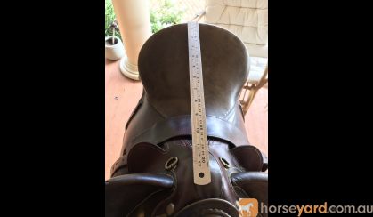 Leather saddle suit pony on HorseYard.com.au