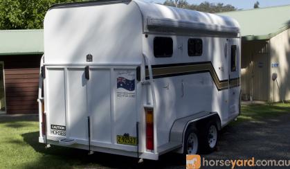 2015 Stephen Jays 3/4HAL float with kitchen on HorseYard.com.au