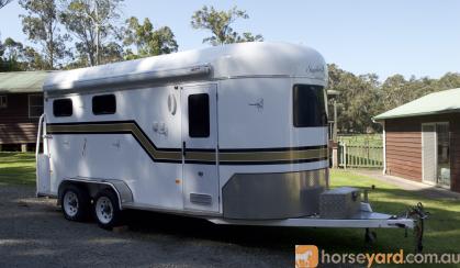 2015 Stephen Jays 3/4HAL float with kitchen on HorseYard.com.au