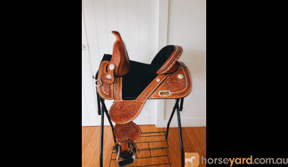 Imported Tammy Fischer Barrel Racing Saddle  on HorseYard.com.au