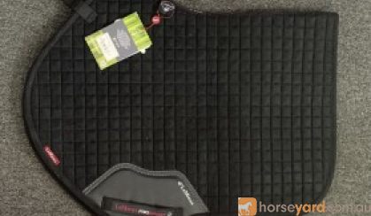 Lemieux Close Contact Suede Black Saddle Pad on HorseYard.com.au