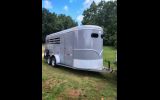 3 HORSE SLANT BUMPER PULL TRAILER WITH BIG WALK-IN TACK ROOM on HorseYard.com.au (thumbnail)