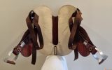 **Brand New** Leather Halfbreed Saddle with Comfy Rough Out Seat on HorseYard.com.au (thumbnail)