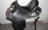 JAMES SADDLERY LEATHER STOCK SADDLE on HorseYard.com.au (thumbnail)