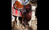 17 inch Leather Stock Saddle with leather grip on HorseYard.com.au (thumbnail)