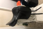Peter horobin black dressage saddle 16.5” on HorseYard.com.au