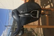 BLACK LEATHER SADDLE  on HorseYard.com.au